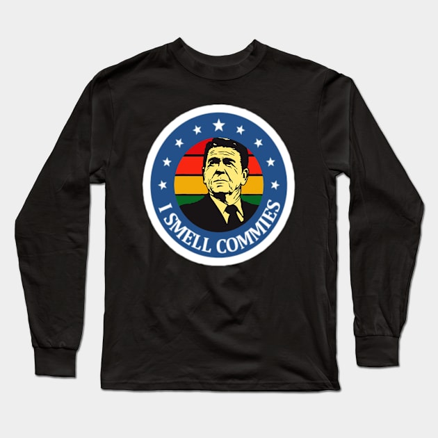 I Smell Commies Long Sleeve T-Shirt by Tee Shop